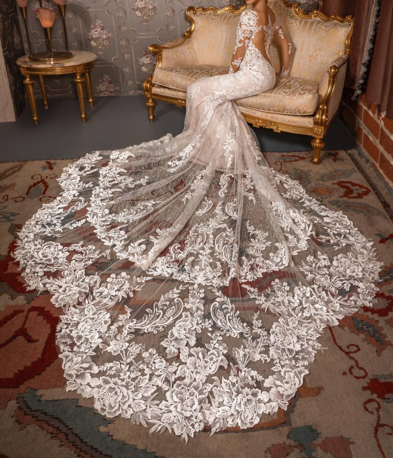 Kitty Chen Couture - Julianna Sheer Mesh Dress