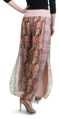 Gigi Moda - Jasmin Geometric Flower Slit Pant