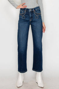Artemis Vintage - Ava High Rise Straight Jeans