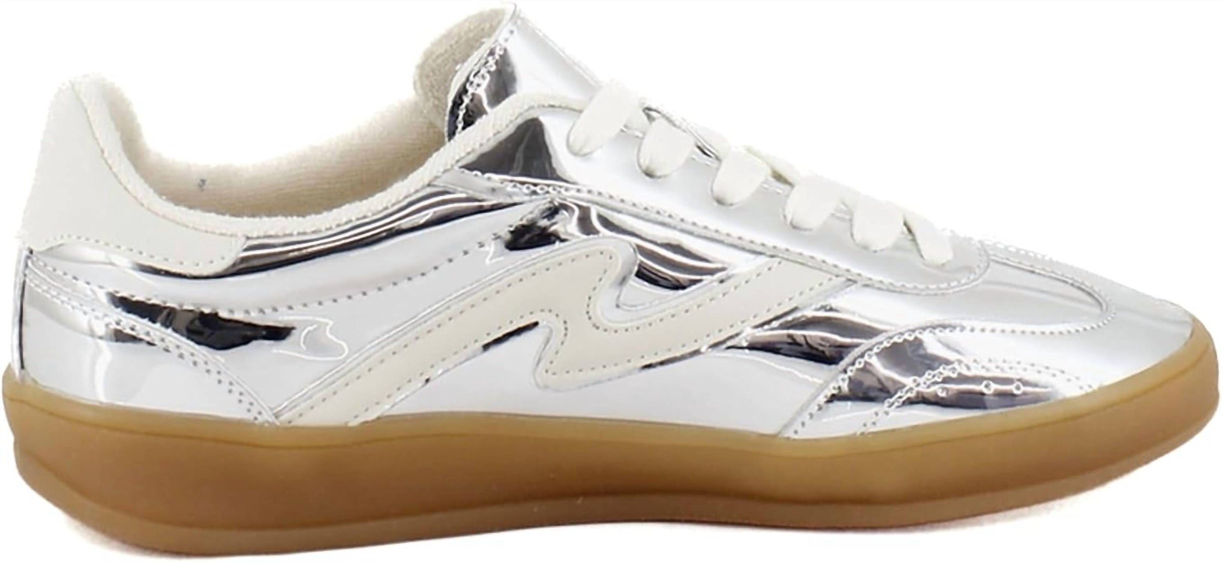 STEVE MADDEN Women's Giia Tennis Sneakers in silver - women's sneaker