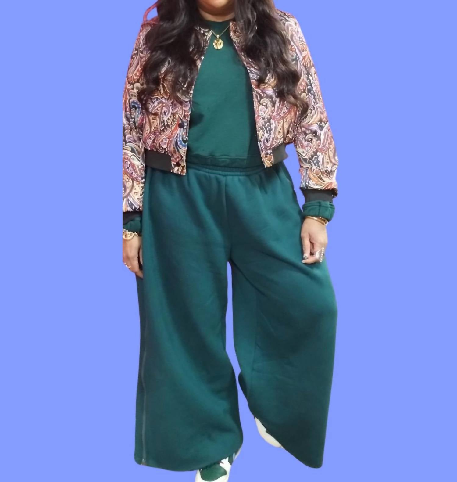 Hyfve - Wide-Leg Side Zipper Sweatpant