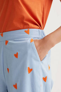 Compania Fantastica - Hearts Print Trousers