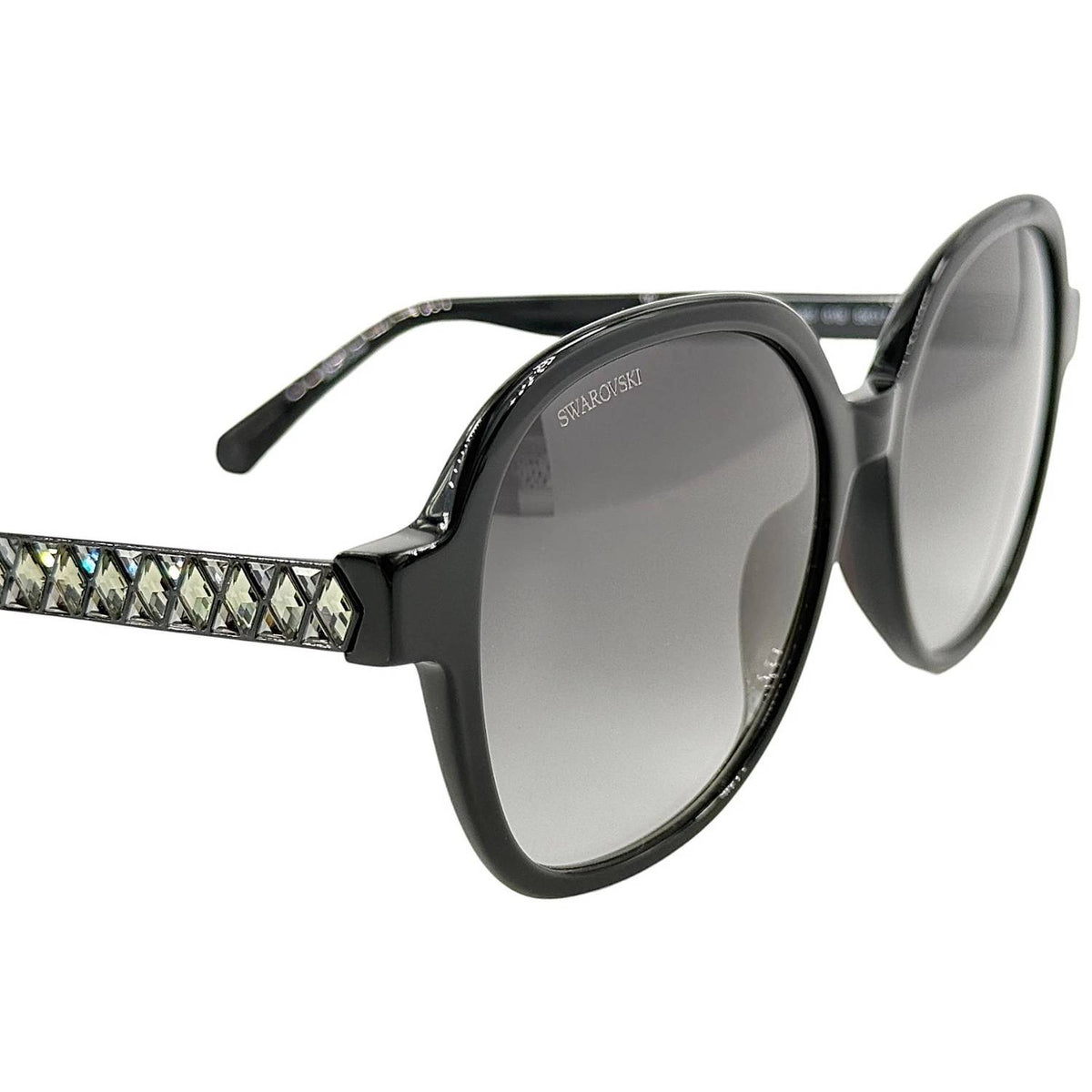 Swarovski - Women's Plastic With Crystal Sunglasses