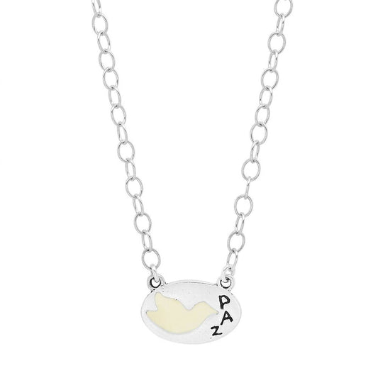 Jessica Elliot - Women's Enamel Oval Necklace - Paz