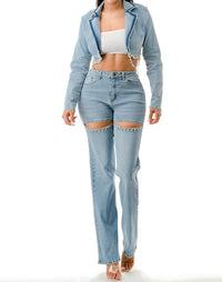 Highlight - Denim Bling Set