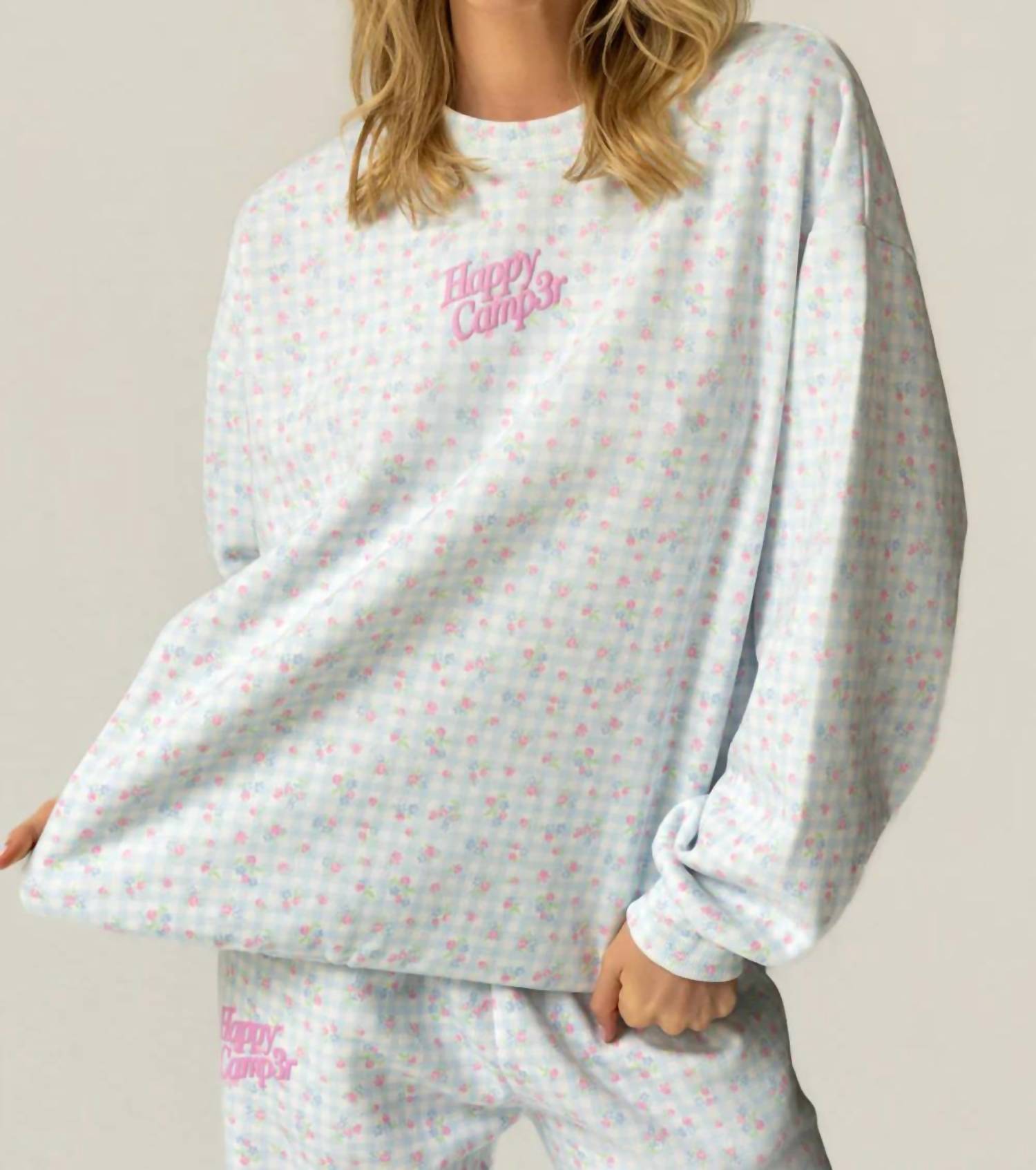 The Happy Camp3R - Bluebell Picnic Crewneck Sweatshirt