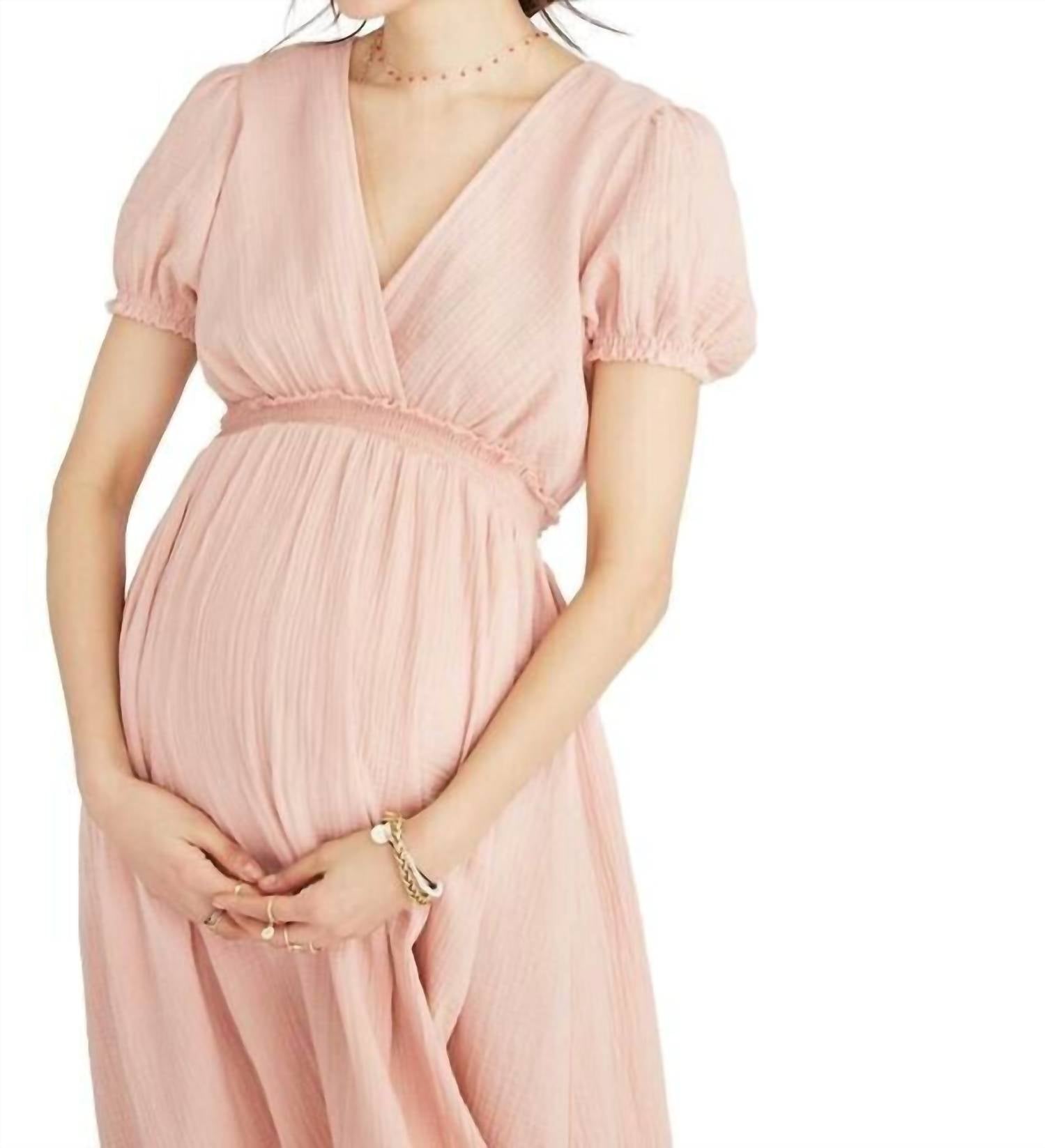 Hatch Women's Amelia Dress in wild aster - women's dress - alternate view