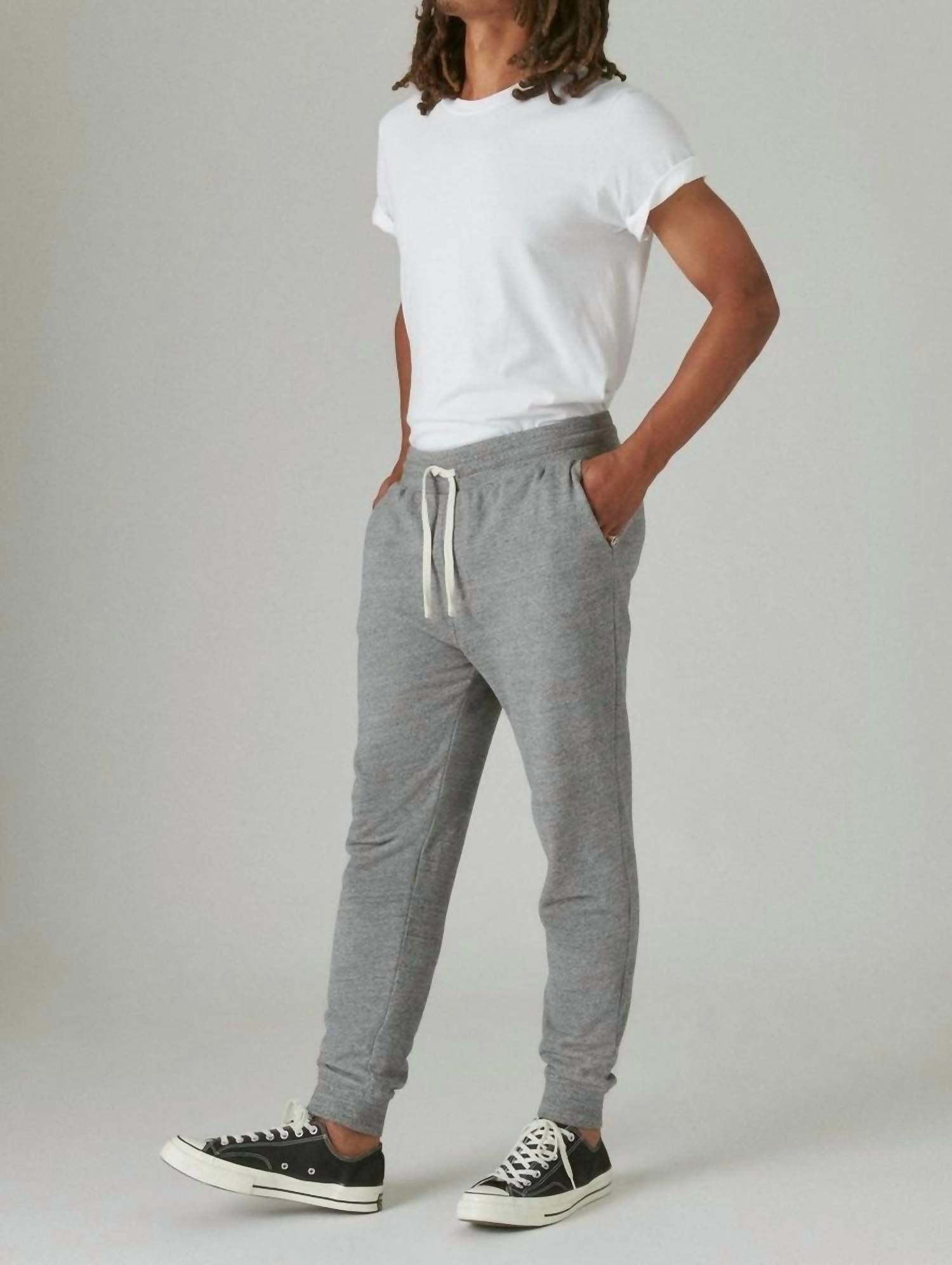 Sueded Terry Joggers