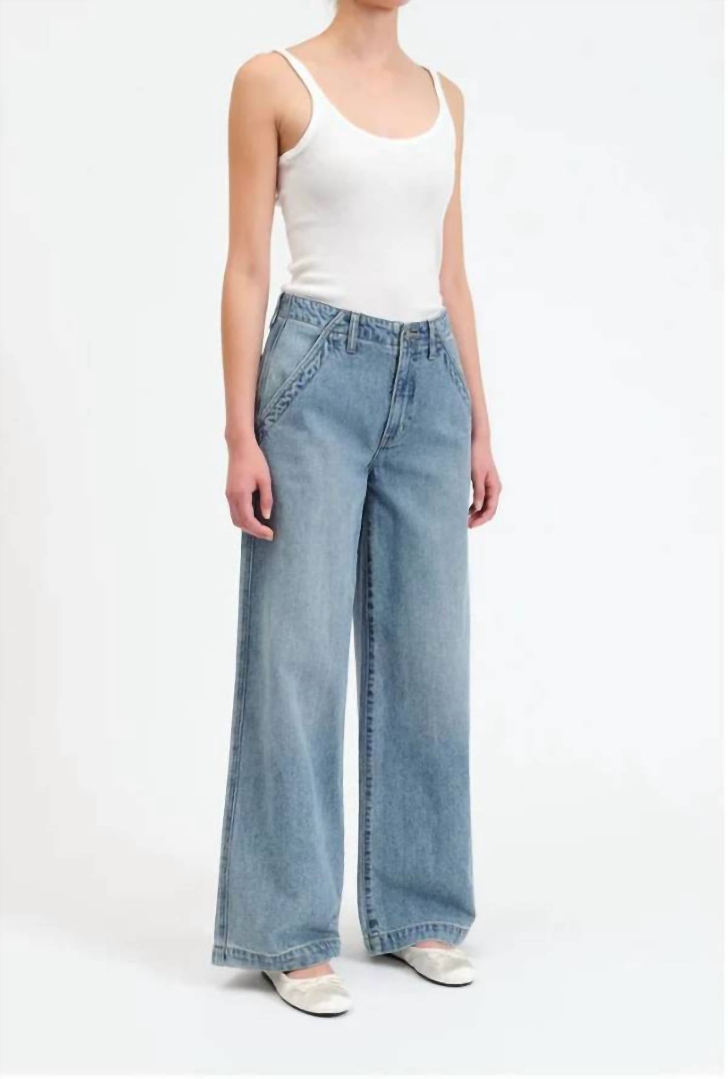 Daze - Kickback High Rise Palazzo Jeans