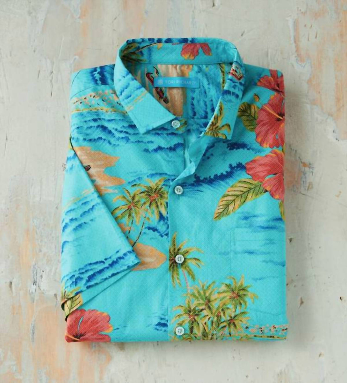 Tori Richard - Men's Sea Crossing Lawn Camp Short Sleeve Shirt - Plus