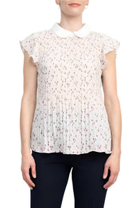 Adrianna Papell - Georgette Flutter Sleeve Top