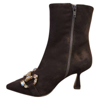 Pedro Anton - Women's Suede Bootie - NARROW