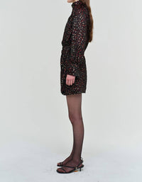 Simkhai - Daphne Mock Neck Mini Dress