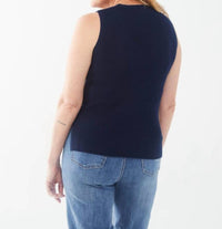 Fdj - Natalie Textured Knit Tank Top