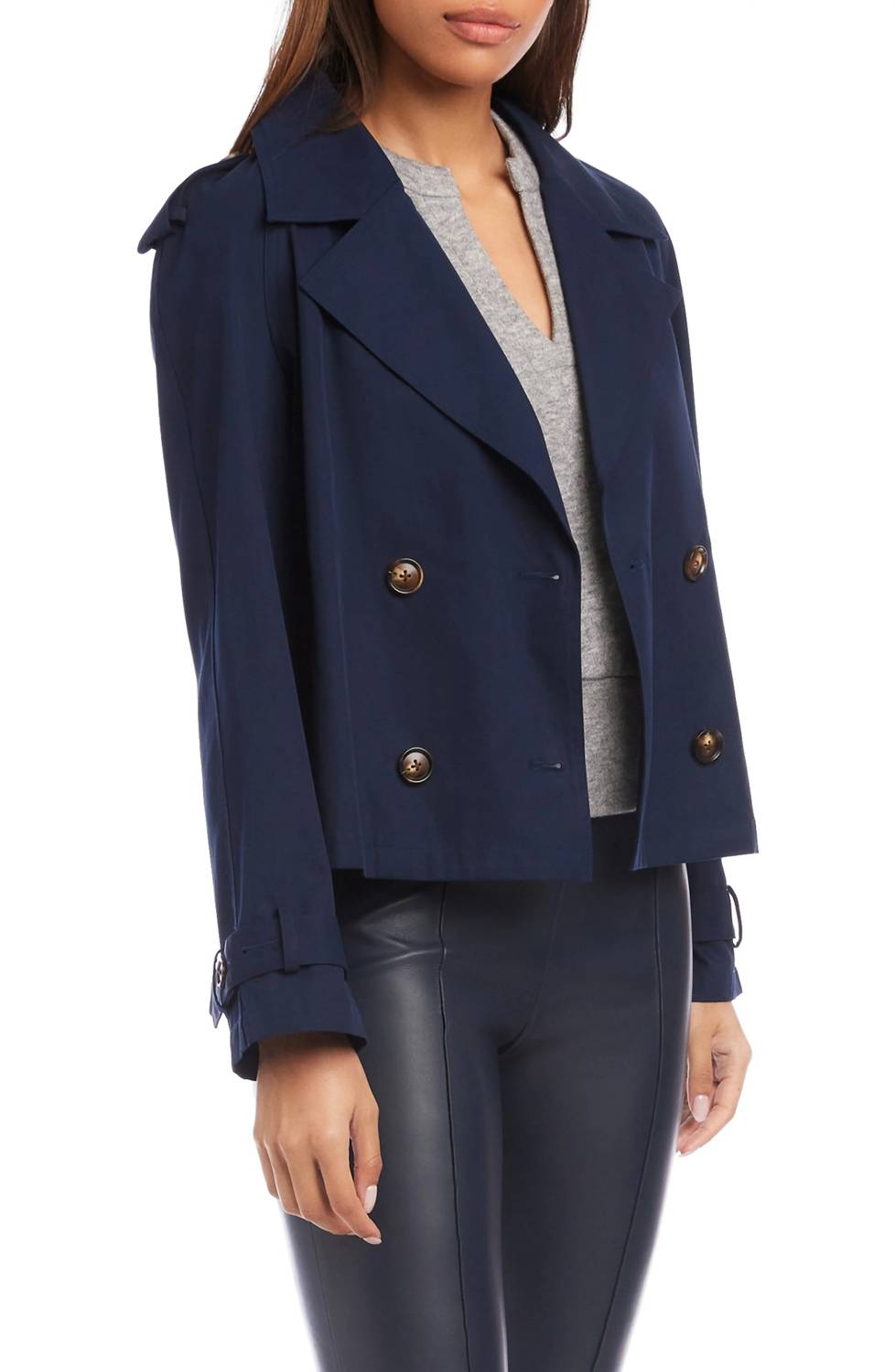 Fifteen Twenty - Chelsea Crop Trench Jacket