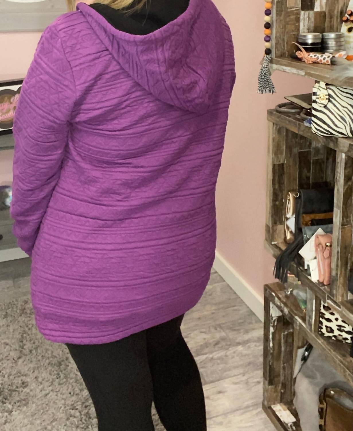 Michelle Mae - Half Zip Hoodie
