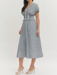 entro Love Link Dress in blue - women's dress - alternate view
