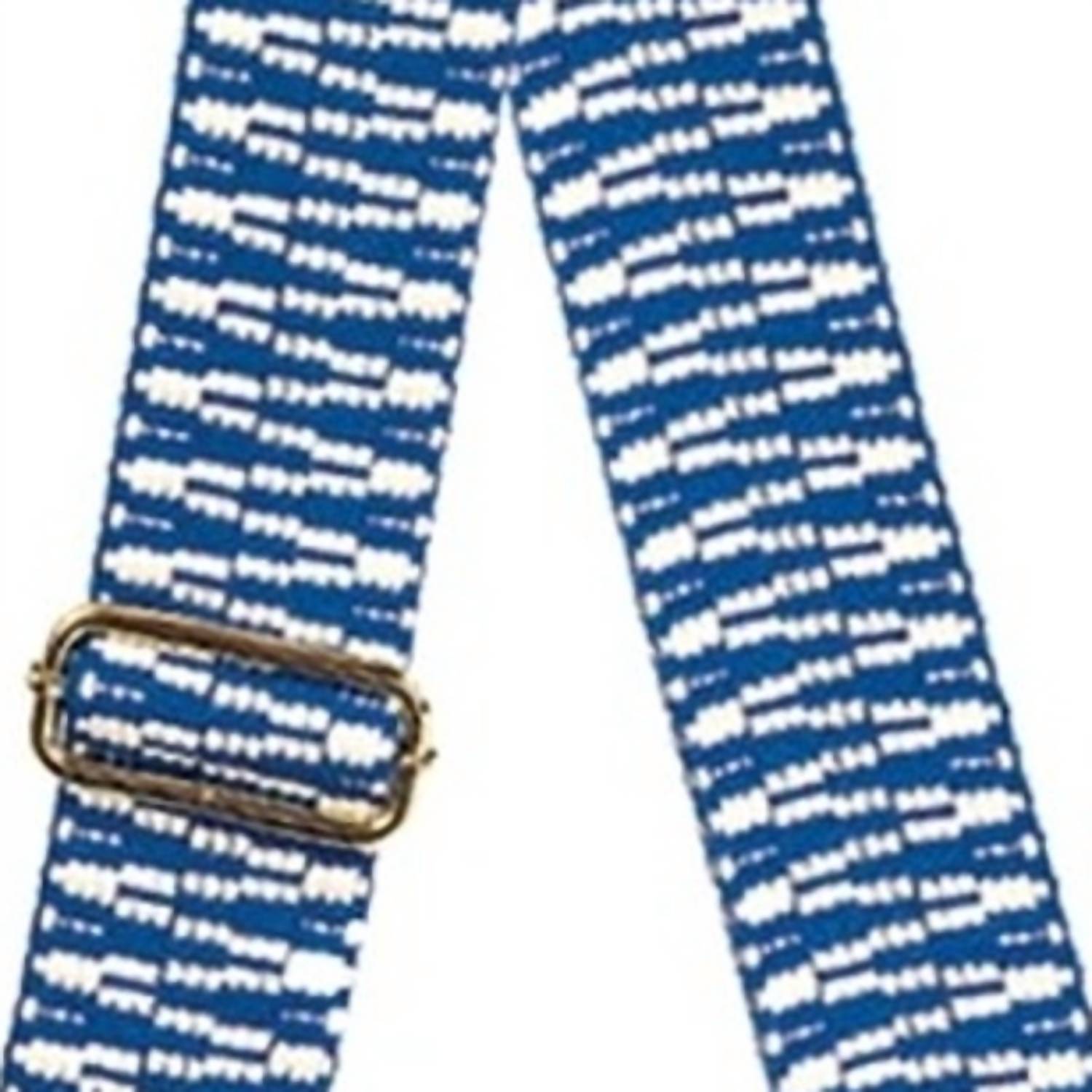 Viv & Lou Women's Textured Adjustable Detachable Crossbody Bag Purse Strap in royal blue - women's item - detail view