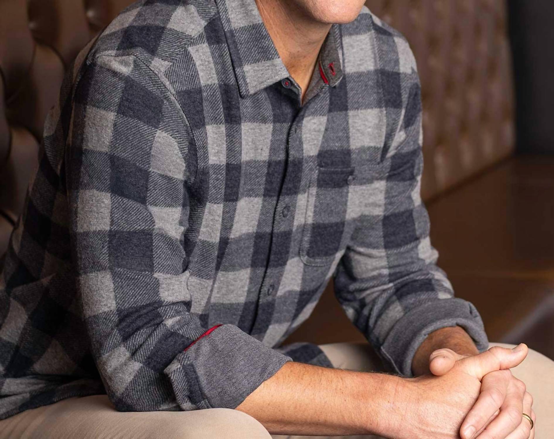 Flags & Anthem - Thatcher Hero Knit Flannel Shirt