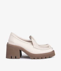 pedro garcia Women's Zavanna Lightweight Maxi Loafers in basmati - women's flats - alternate view