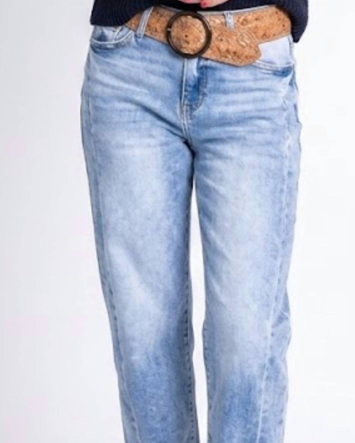 Risen - High Rise Mid Barrel Jeans