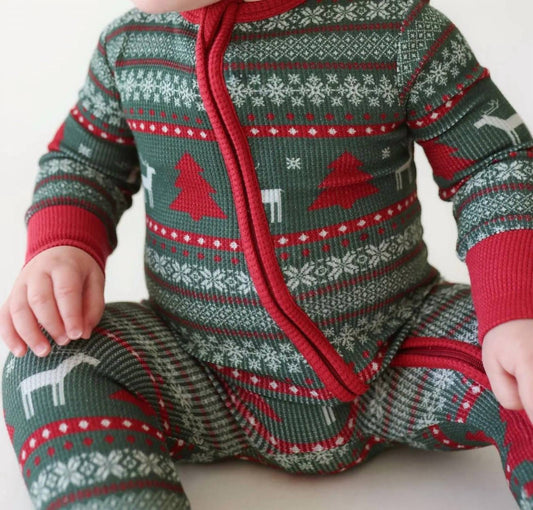 Posh Peanut - Boys' One-piece Zip Footie