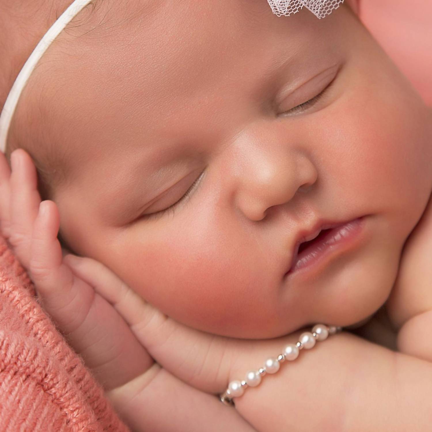 Cherished Moments - Baby Kaitlin Pearl And Sterling Silver Cross Bracelet