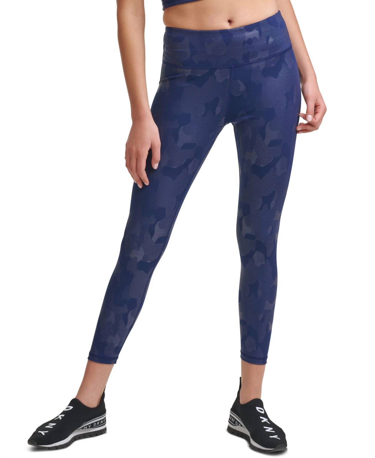 Dkny - Sport Cloud Camo Printed High-Waist Leggings