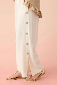 Coco + Carmen - Remi Pant with Side Button Detail