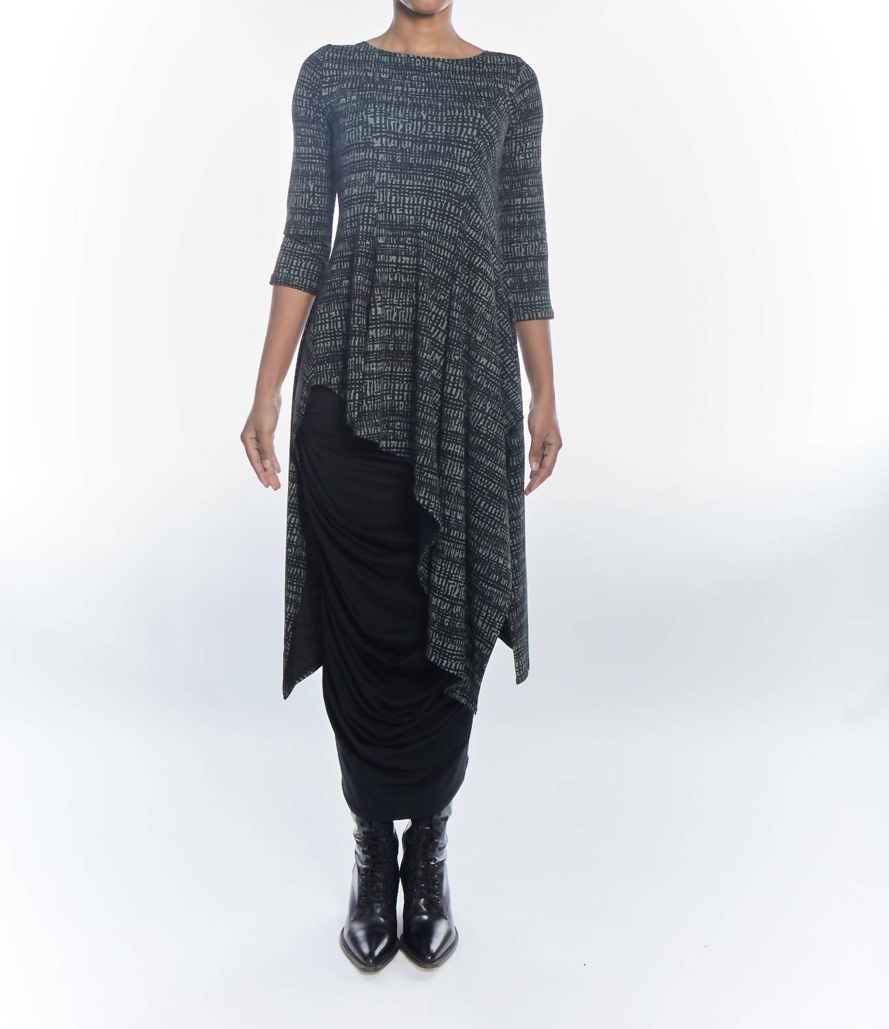 Matthildur - Elise Patterned Asymmetrical Top