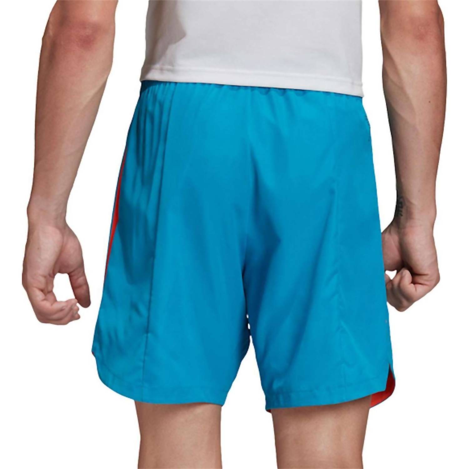adidas Men's Condivo 20 Pull-on Shorts in sharp blue - men's shorts - detail view