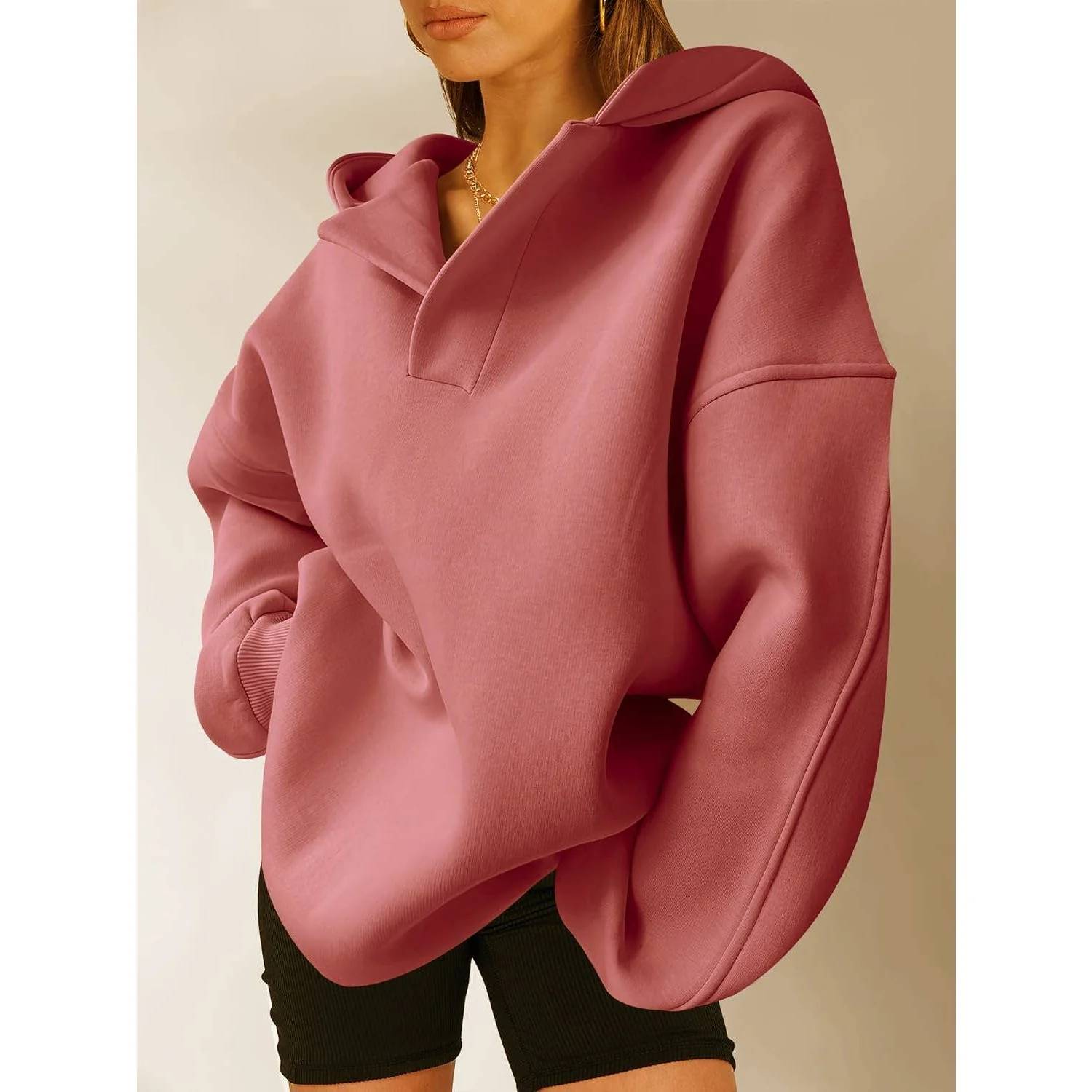Lily Clothing - Slouchy Hooded Sweatshirt