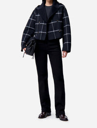 vanessabruno The Beran Jacket in noir blanc - women's jacket - alternate view