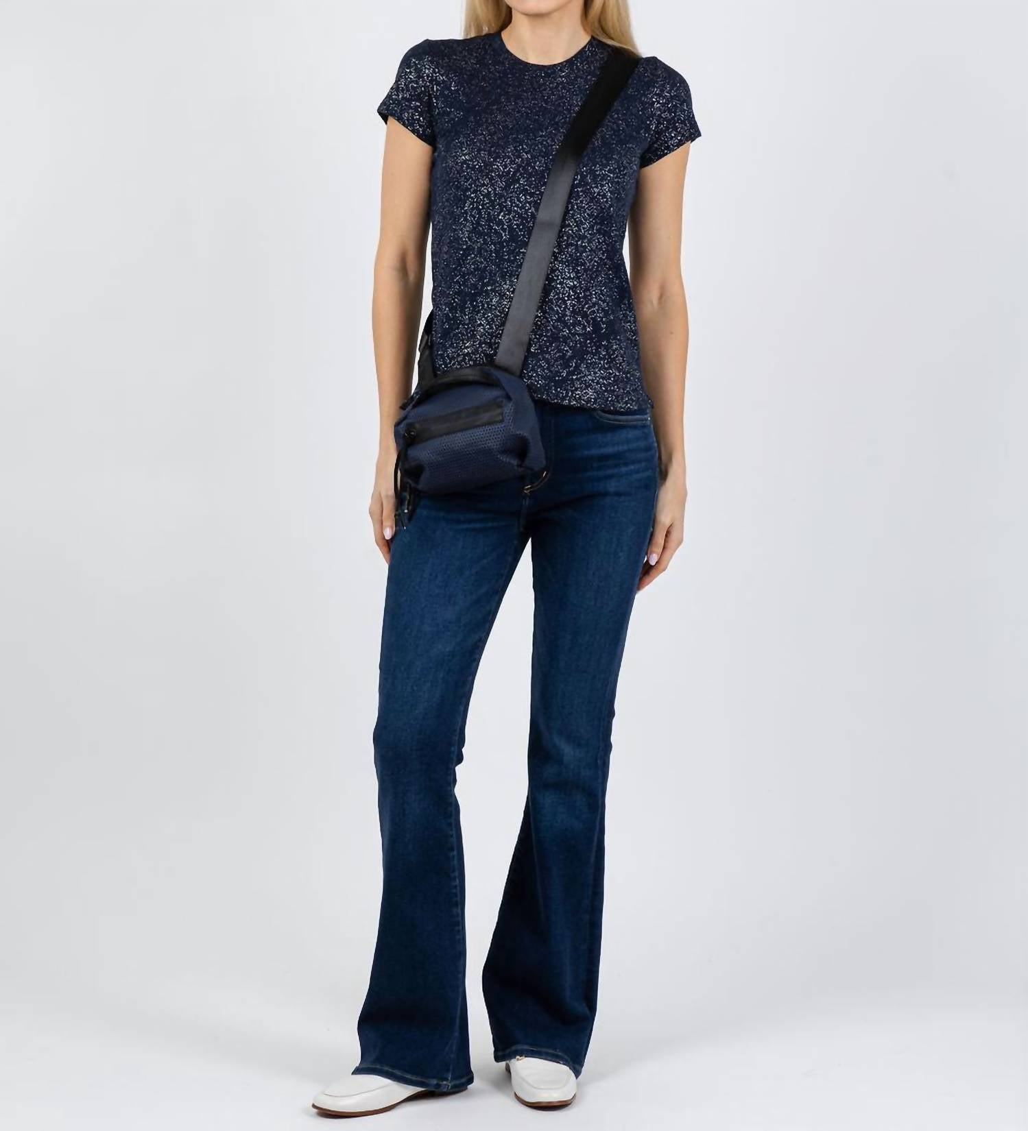 ATM School Boy Tee in obsidian silver - women's t-shirt - view 4