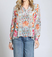 Apny - Half-placket Pullover Blouse