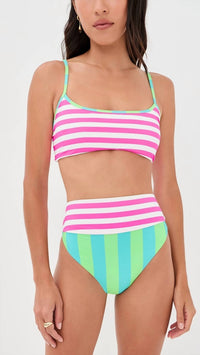 Beach Riot - Val Bralette Bikini Top And Highway Bikini Bottom Set