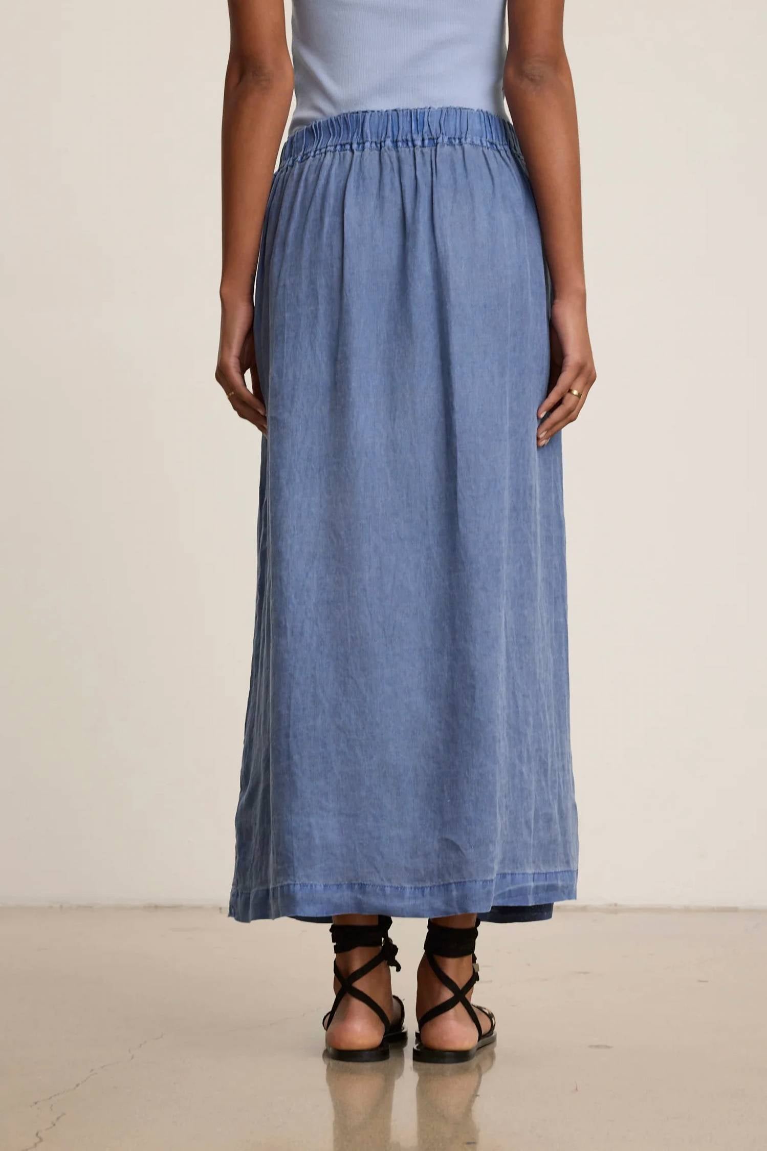 Velvet By Graham & Spencer - Linda Linen Skirt