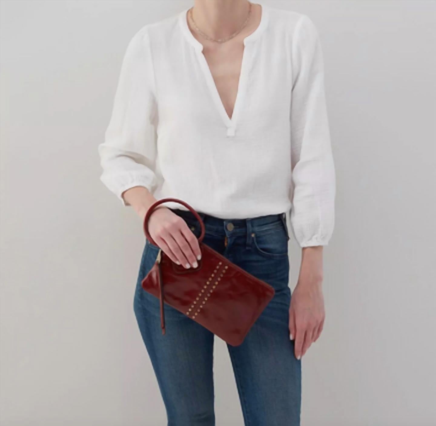 Hobo - Women's Sable Stud Wristlet Bag