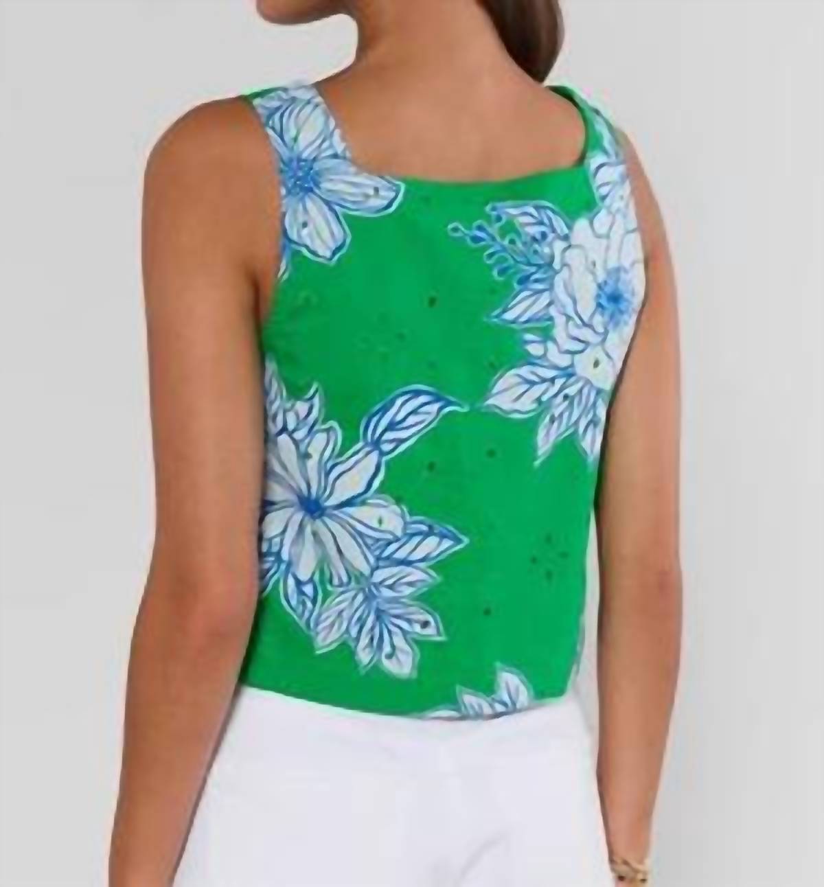 Entro - Sleeveless Floral Top