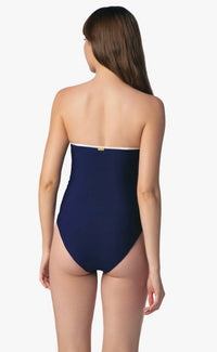 Helen Jon - Bandeau With Contrast One-piece
