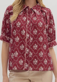 Entro - Floral Print Top
