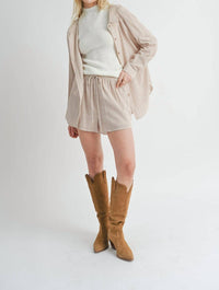 Sage The Label - Canyon Land Slouchy Back Shirt