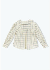 Arsène Et Les Pipelettes - Emilie Crepe Check Blouse