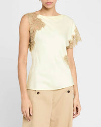 A.L.C. - Lace One Sleeve Top