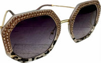 Jimmy Crystal - Women's Angeliki Geometry Sunglasses