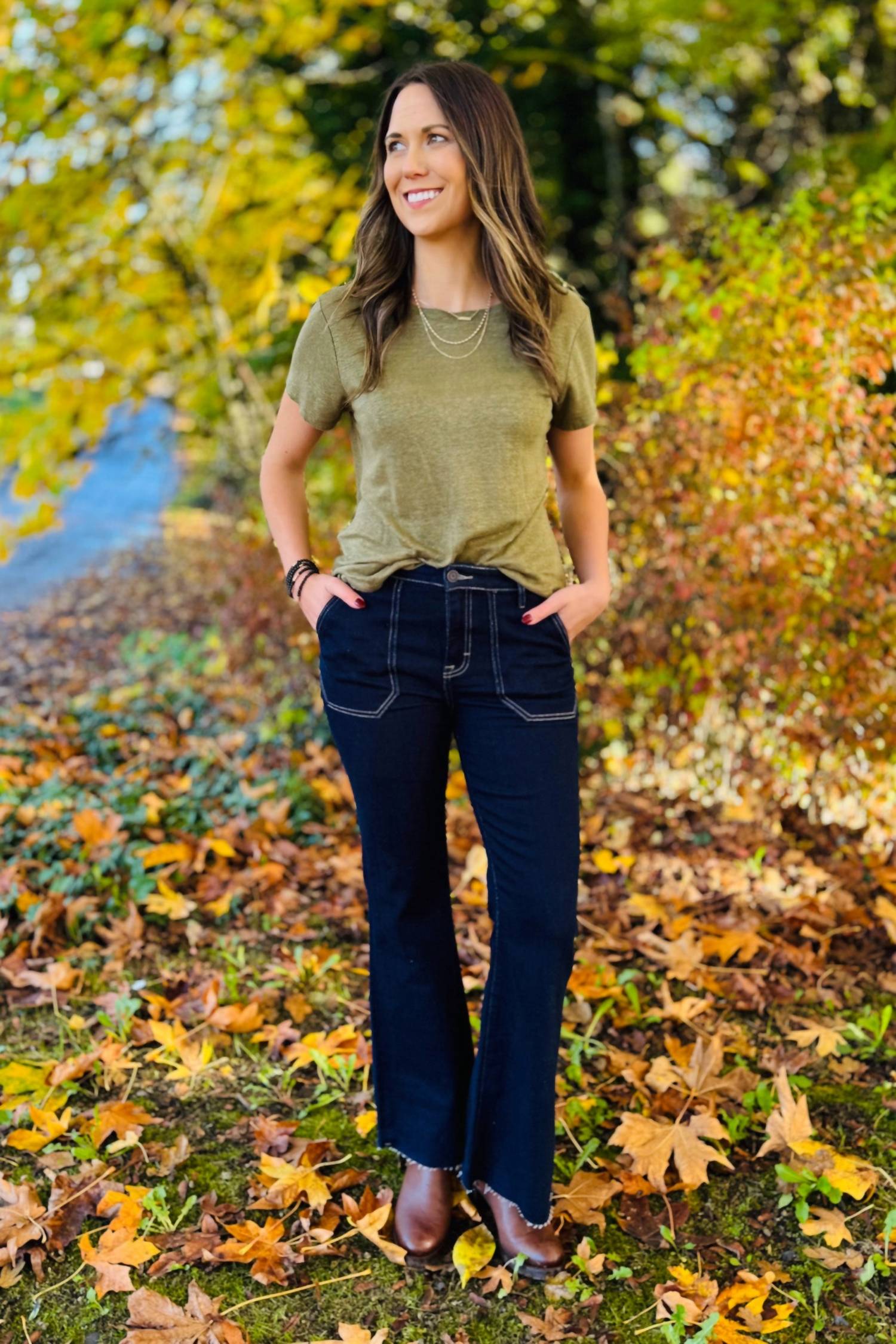 Hidden - Happi Flare With Utility Pocket Jeans
