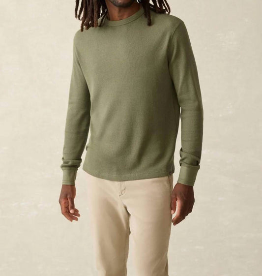 Faherty - Men's Cloud Waffle Crew Top