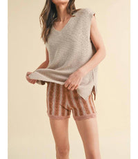 Wishlist - Knit Short Set
