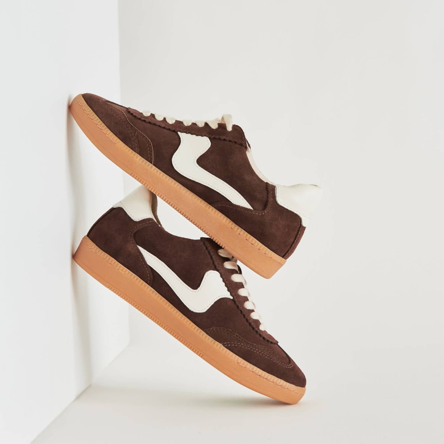 Dolce Vita Women's Notice Sneaker in dark brown suede - women's sneaker - view 4