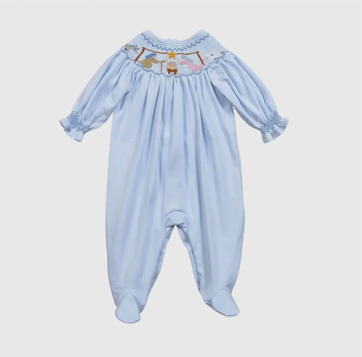 Baby Loren - Kid's Nativity Smocked Footie